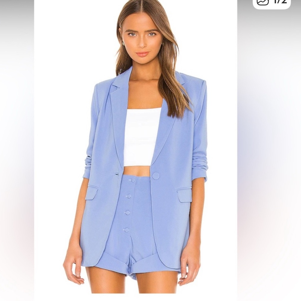 Ariella Blaze and Short Set- Periwinkle Size Small